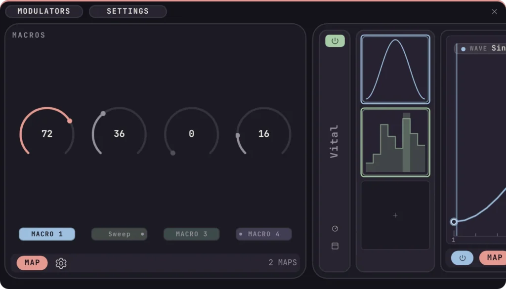 The Kerf Modulators panel docked in REAPER